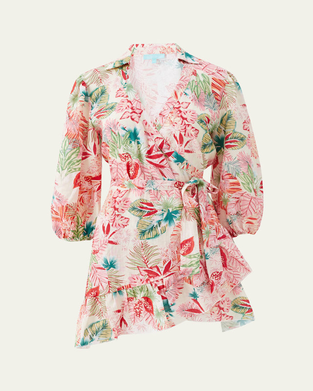 Izzy Wrap Mini Dress